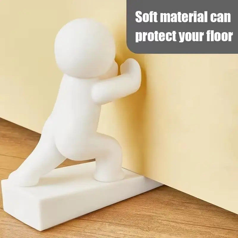 Humanoid Door Stopper Anti Slip Floor Protector for Kids Rooms and Home