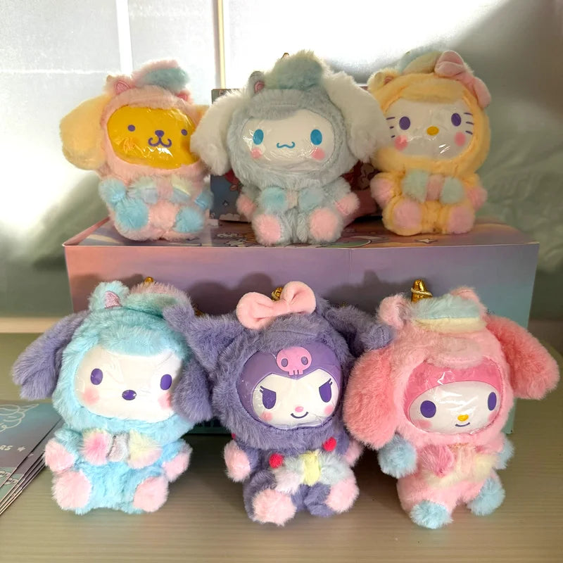 Unicorn Series Vinyl Plush Doll Blind Box - Cute Cartoon Character Collectible Toys