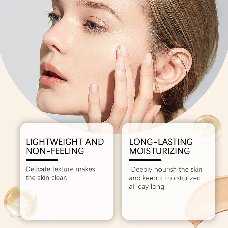 4-in-1 Hydrating Liquid Foundation SPF 50 Waterproof Matte Makeup Base