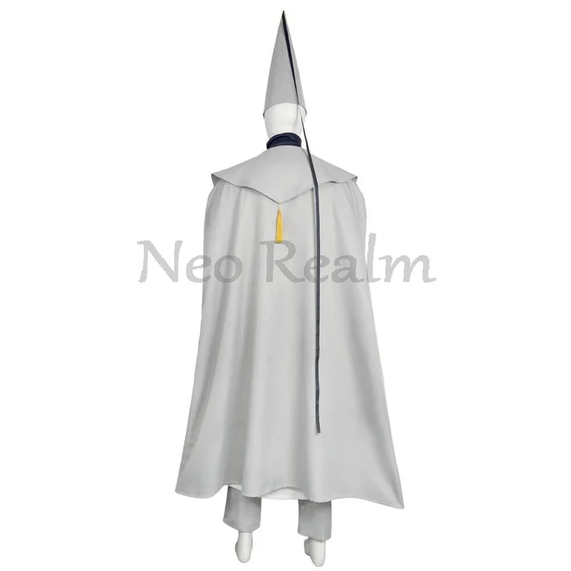 Anime Witch Hat Costume Set for Women Girls - Full Dress Jacket & Props Halloween Cosplay