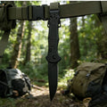 Folding Pocket Knife with Drop Point Blade and Nylon Handle for Camping Outdoor