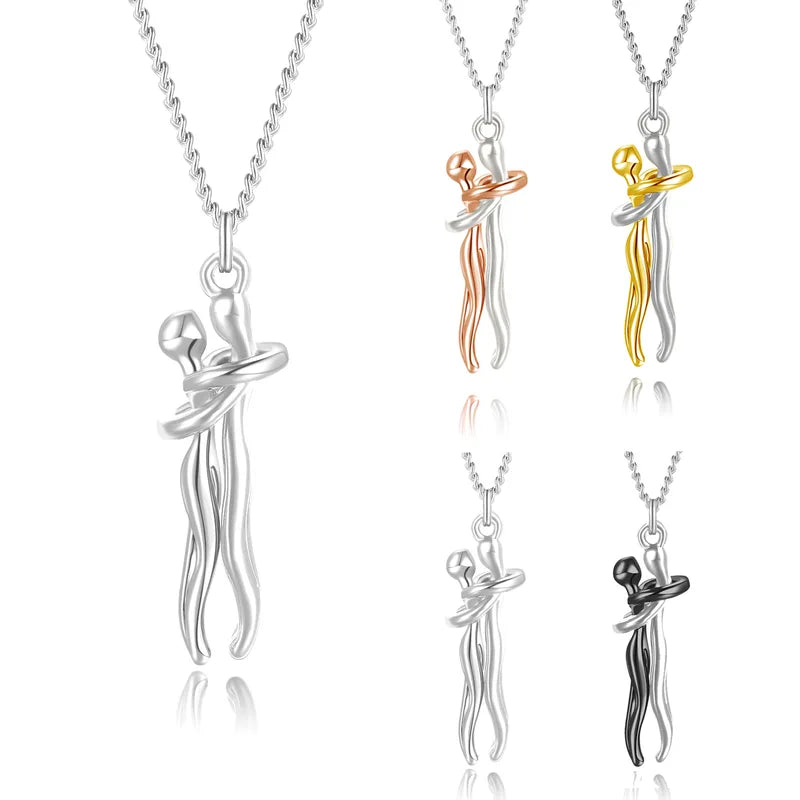 Fashion Hugging Necklace Chain for Men Women Lover Gift Jewelry