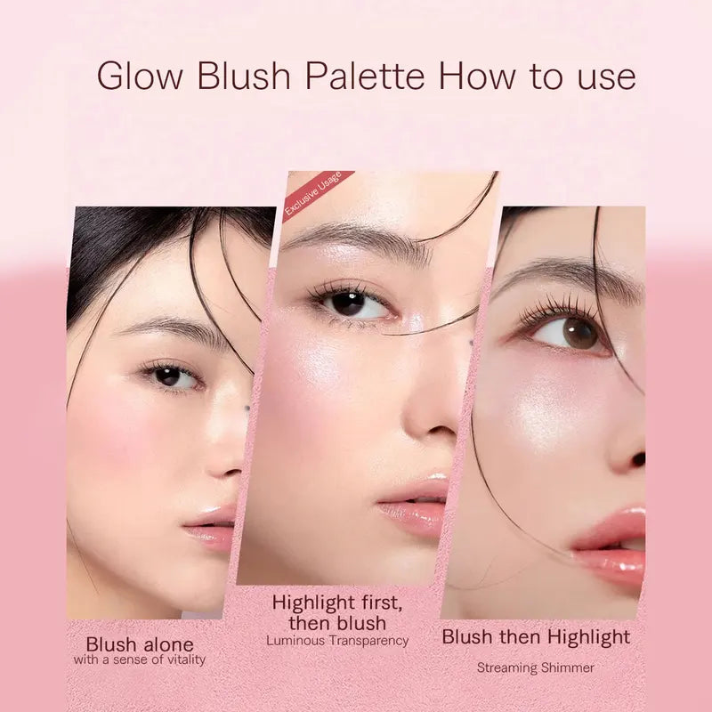 3CE Blushlighter Makeup Set - Face Sculpting & Dewy Finish, Multiple Colors