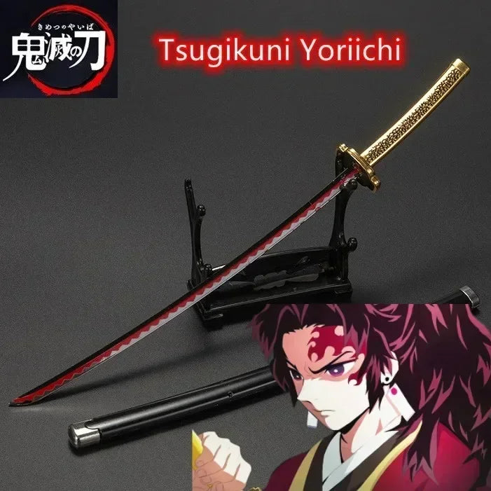 10-Inch Metal Demon Slayer Katana Toy Sword - Kimetsu No Yaiba Collectible Gift