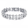 Men's Stainless Steel Biker Chain Bracelet Link Motorcycle Jewelry