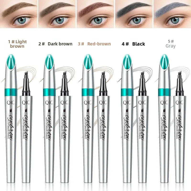 Waterproof Liquid Eyebrow Pen - Long-Lasting Microblading & Tattoo Makeup
