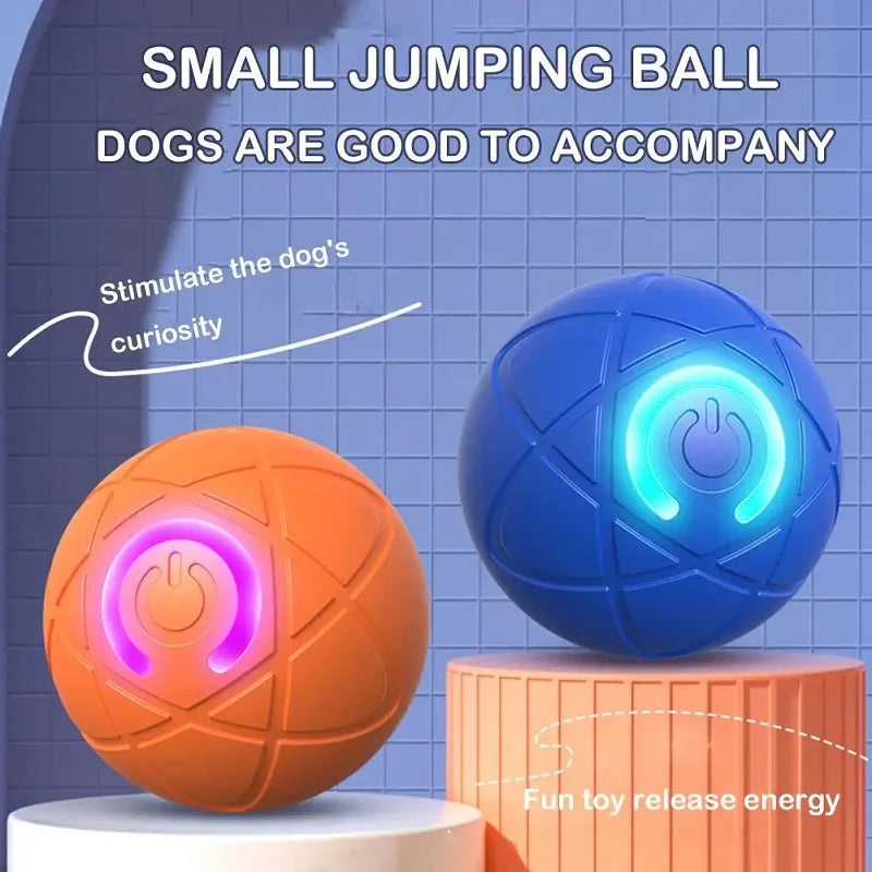 Interactive Automatic Dog Toy Ball - Rechargeable Smart Pet Ball for Small & Medium Dogs