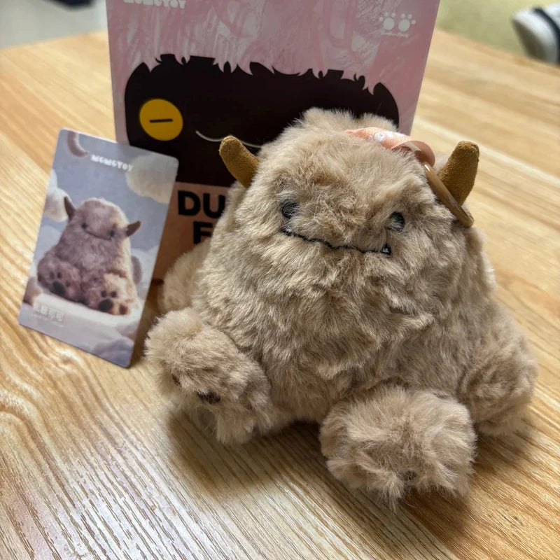 Dundun Monster Family Plush Keychain Blind Box - Random Trendy Toy Gift