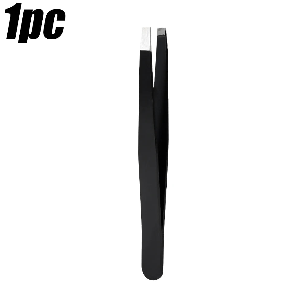 Precision Eyebrow Tweezers Stainless Steel Facial Hair Removal & Shaping Tool