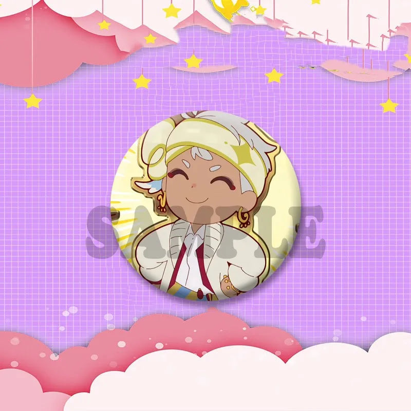 Anime Enamel Pins Set - Cartoon Character Badge Buttons for Backpack & Jewelry