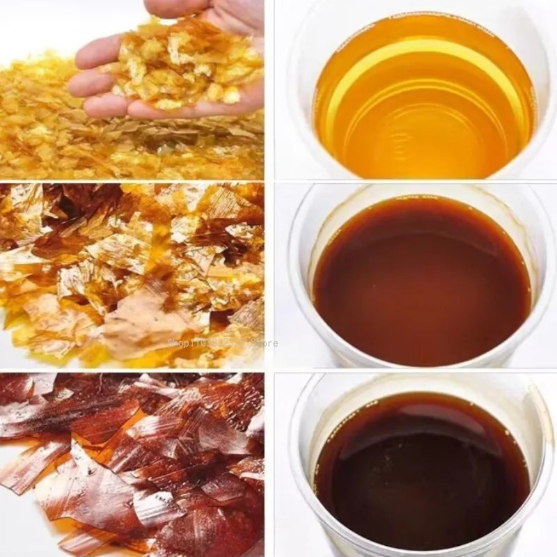 Natural Shellac Varnish for Wood Furniture & Crafts - Waterproof, Moisture-Proof Resin Coating