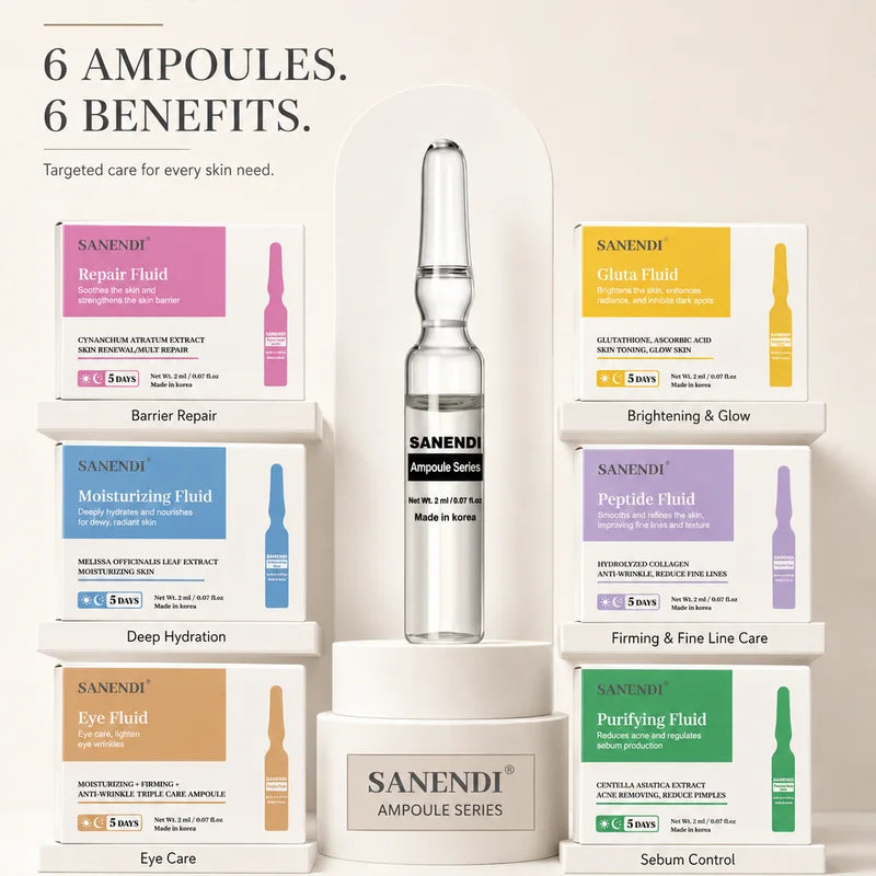 Moisturizing Eye and Face Serum with Peptides - GSHI Solution, 15-90ml Variants