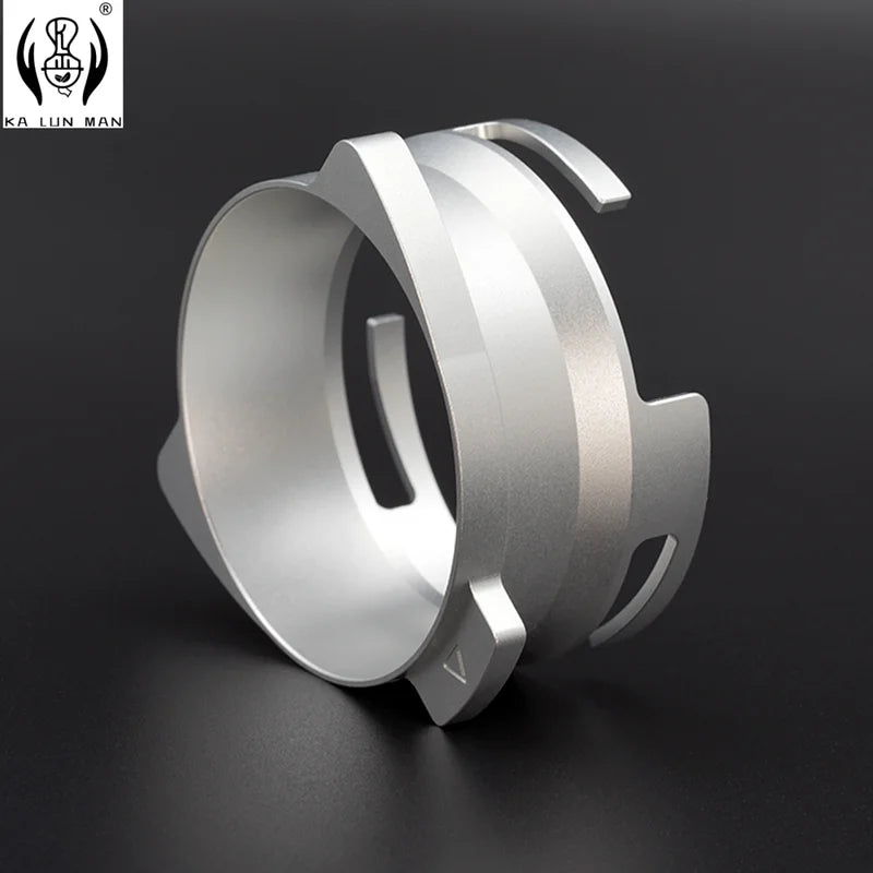 Rotatable Aluminum Alloy Coffee Garnish Ring for Espresso Portafilter