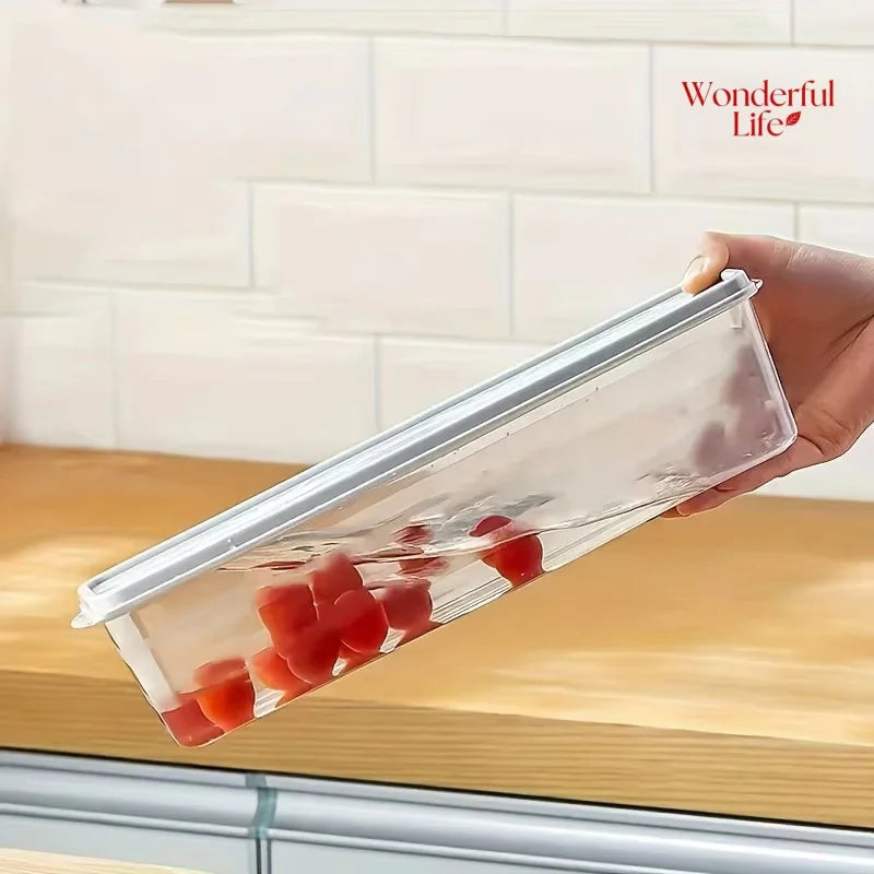 Food Storage Container with Airtight Lid - Fresh-Keeping Plastic Box for Kitchen, Noodles, Snacks