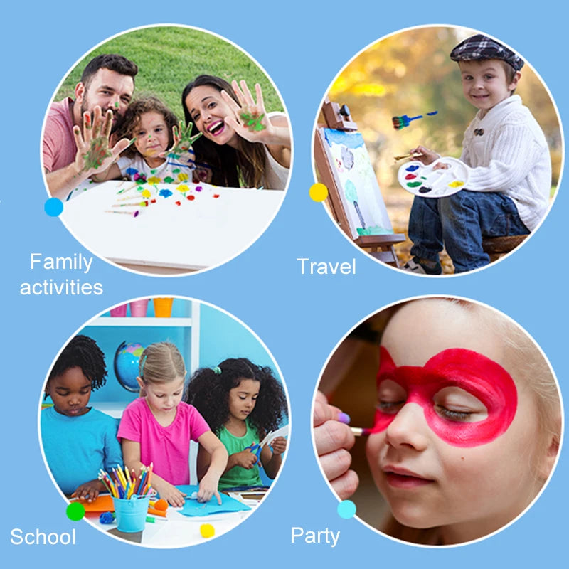 Children's Painting Sponge Brush Set - Art & Craft Toys for Kids