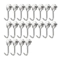 Heavy Duty Magnetic Hooks Swivel Magnet Hooks for Refrigerator, Grill, Locker