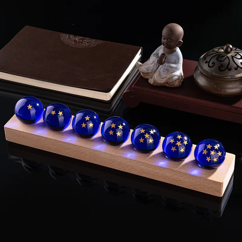 Dragon Ball Z Crystal Ball LED Nightlight Wooden Desk Ornament Kids Toy