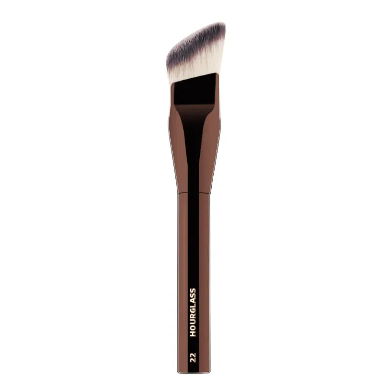 Liquid Foundation Brush - Angled Makeup Brush for Face & Blush Application