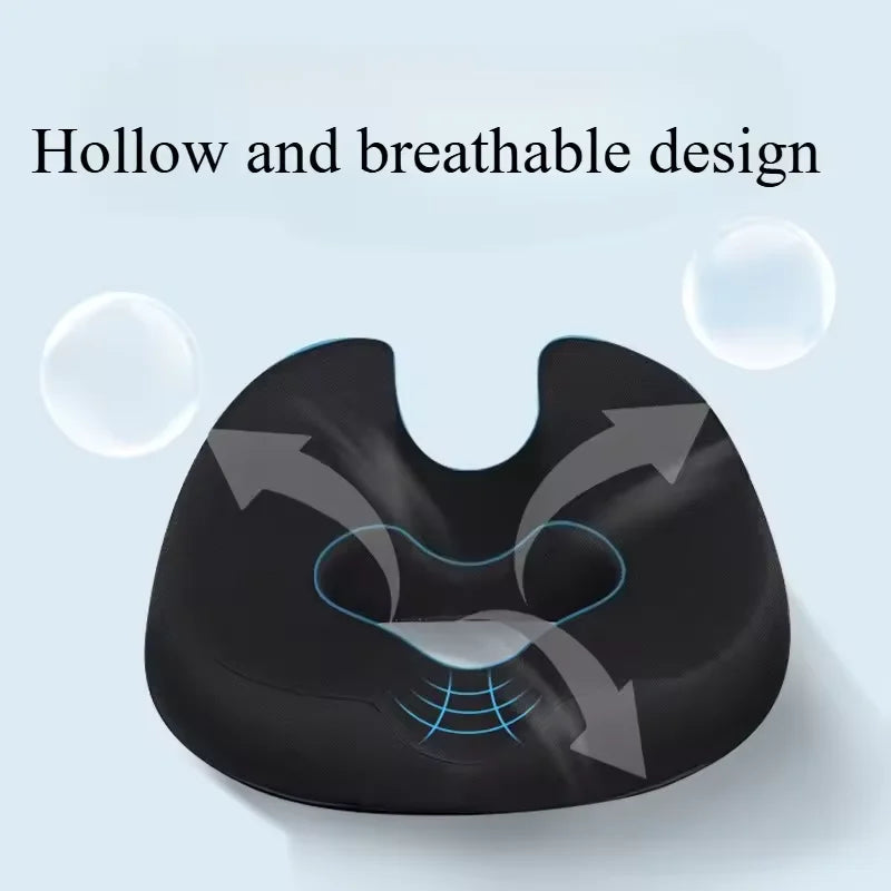 Donut Pillow Coccyx Car Seat Cushion for Sciatica Pelvic Floor Memory Foam Sitting Pad