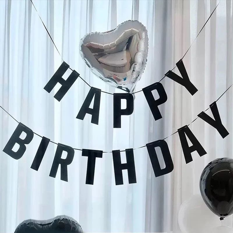Birthday Banner 1Set Happy Birthday Wall Hanging Party Decorations