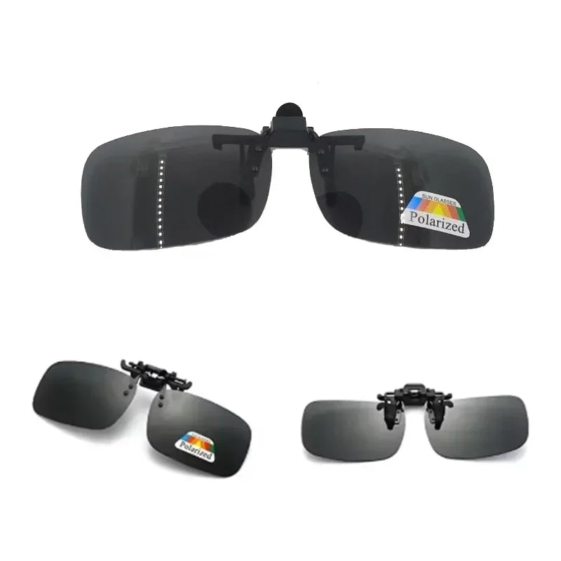 4pcs Polarized Sunglasses Clips for Eyeglasses UV400 Outdoor Shades Driving