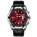 Quartz Watch Movement for Men Non-Noctilucent Waterproof Luminous Simple Steel Band