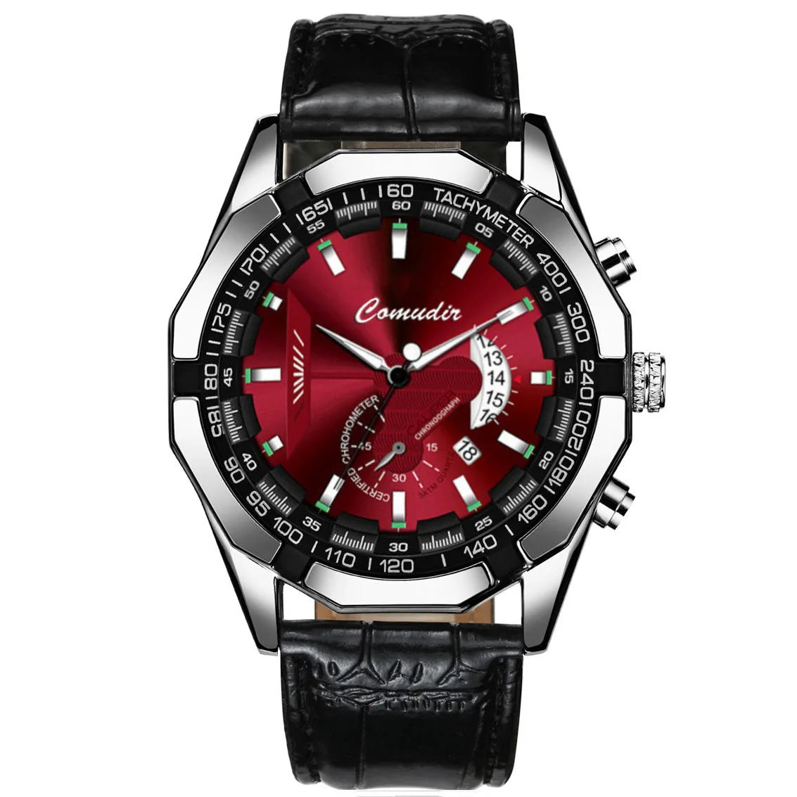 Quartz Watch Movement for Men Non-Noctilucent Waterproof Luminous Simple Steel Band
