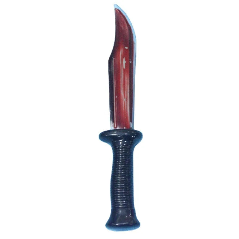 Halloween Role-Playing Blood Knife Prop - Horror Makeup & Prank Accessory
