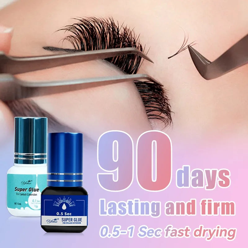 Eyelash Extension Glue Fast Drying Lash Adhesive 5ml Professional Lash Adhesive