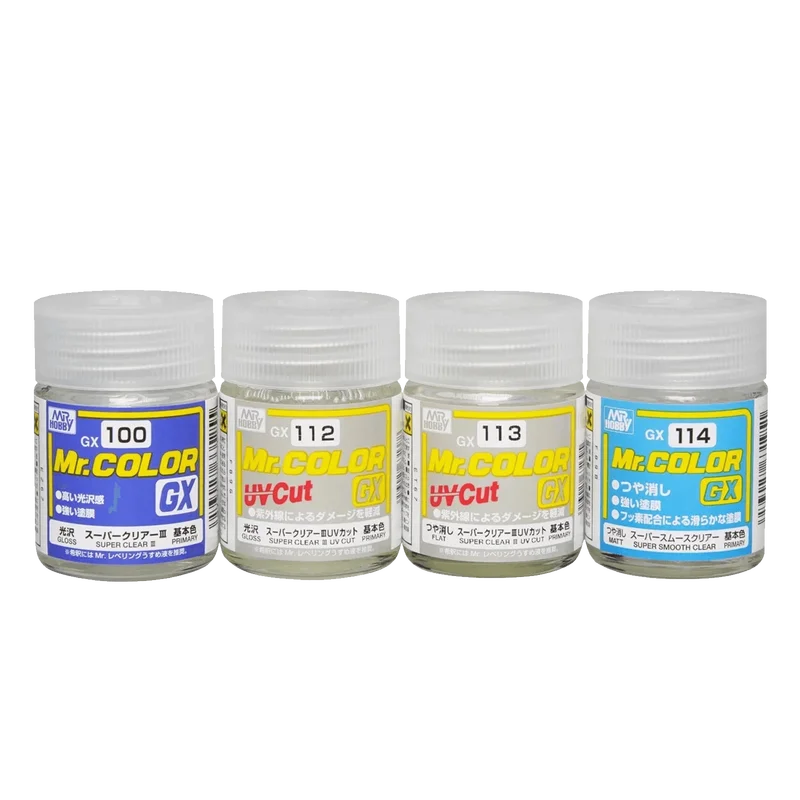 Protective Paint Oil-Based Gloss Matte Finish for Model Making GX100 GX114