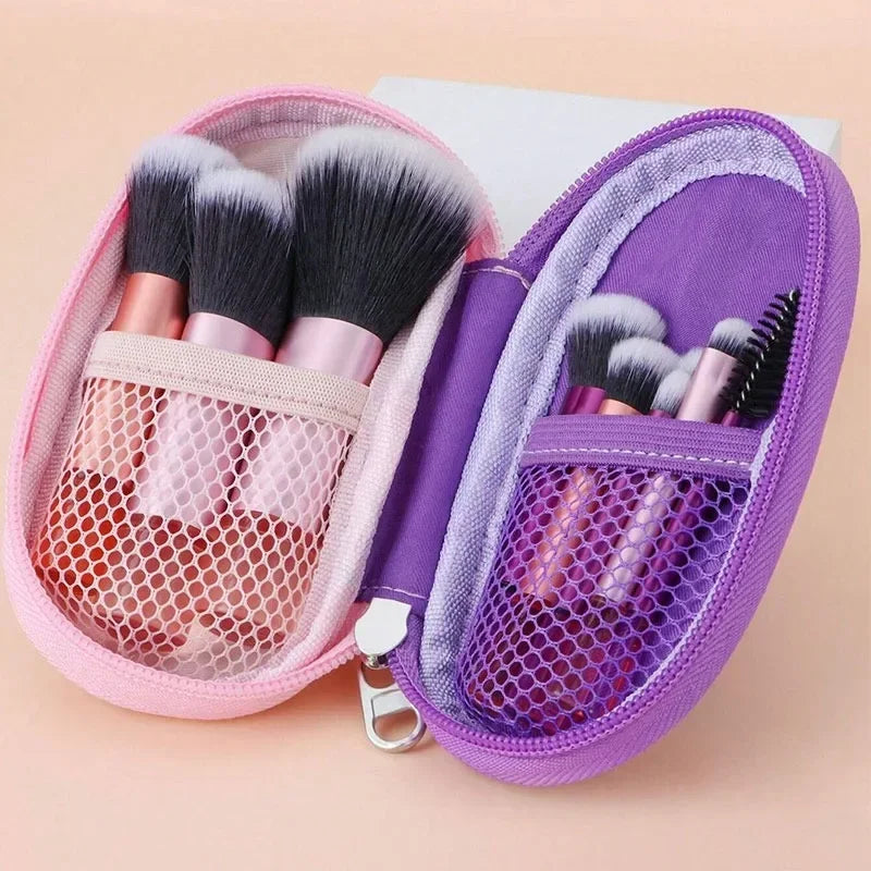 Makeup Brush Set 10 Pieces Soft Fluffy Professional Cosmetic Brushes for Face & Eyes