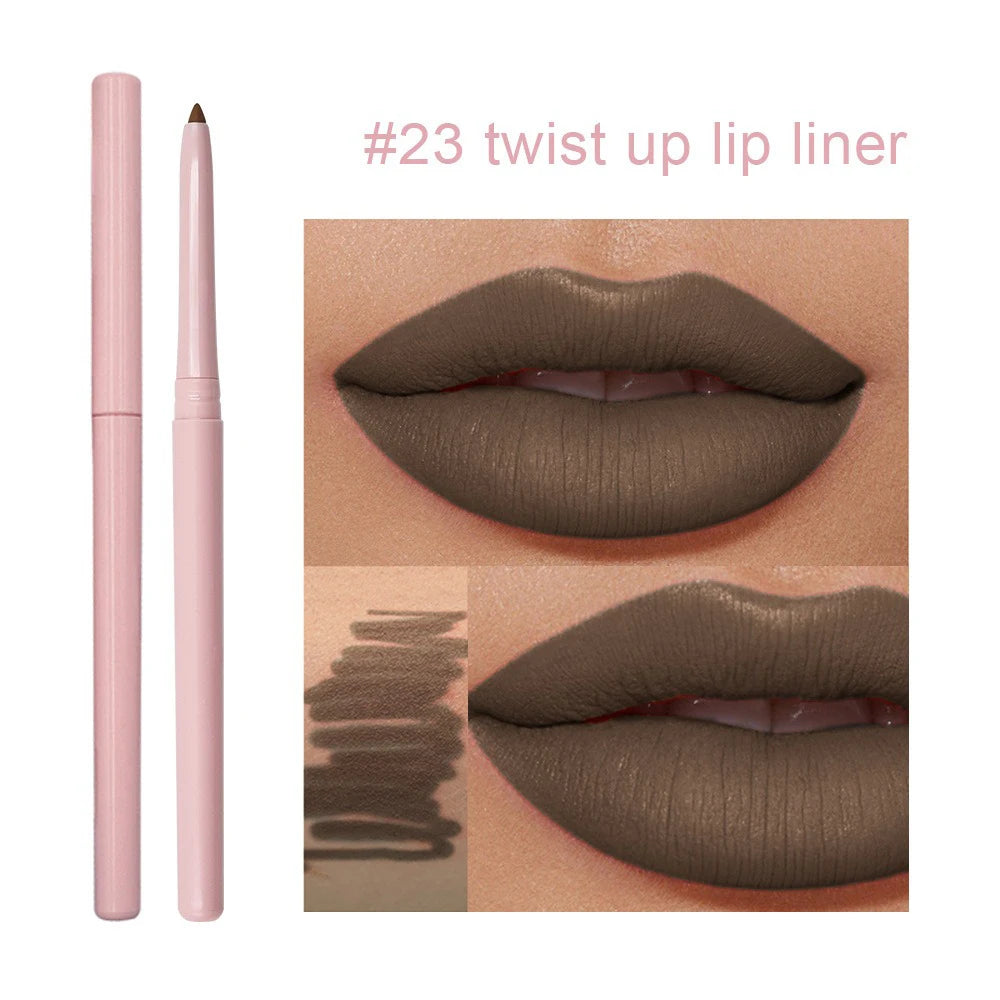 Waterproof Lip Liner Pencil - Matte, Long Lasting, Custom Logo, Vegan Makeup