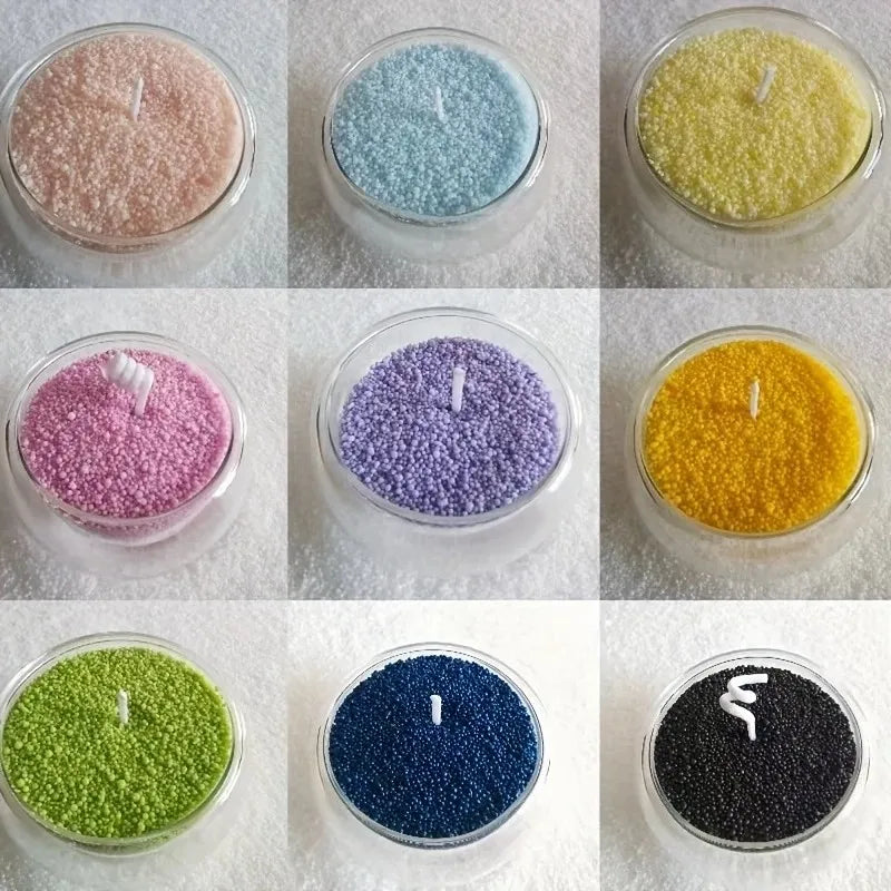 Colorful Sand Wax Candle Making Kit - 10 Colors DIY Art & Aromatherapy Set