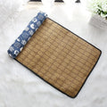 Pet Cooling Mat Self Cooling Pad for Cats and Dogs Indoor Summer Bed Rattan Weave