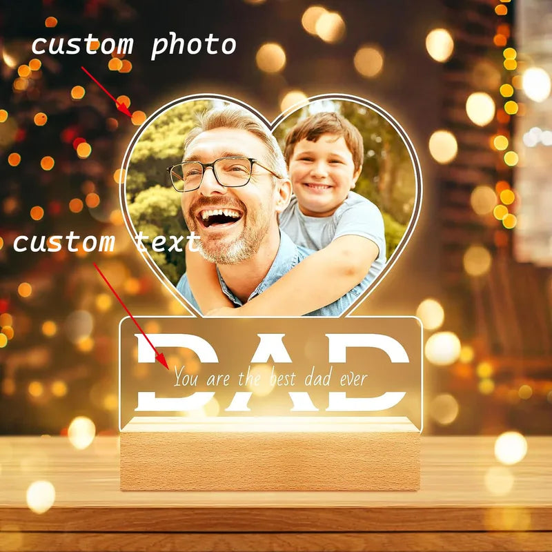 Personalized Couple Photo Frame Acrylic Plaque Wedding Anniversary Keepsake