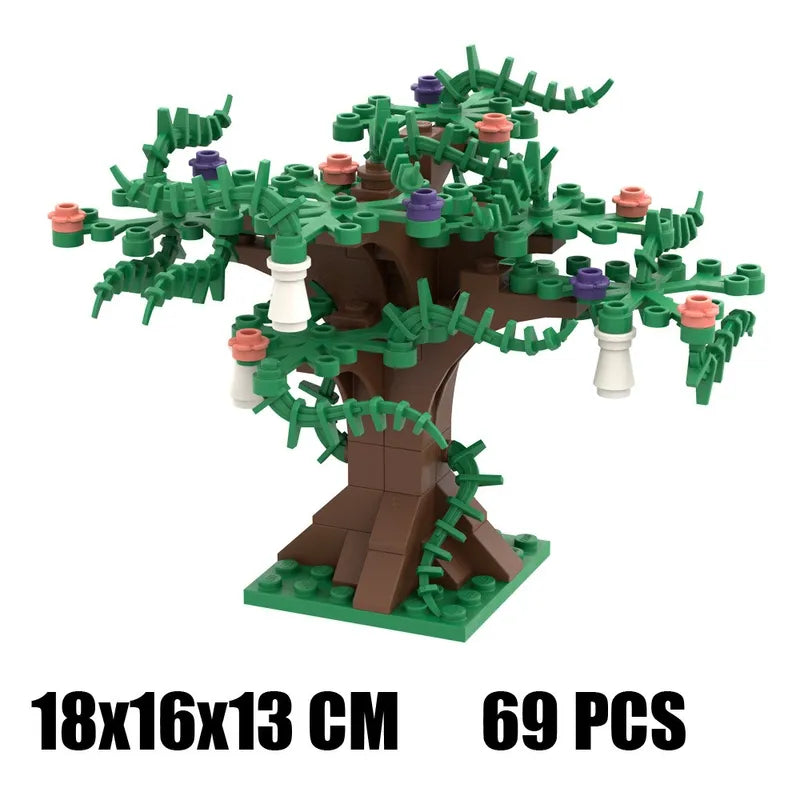 Halloween Cemetery Building Blocks Set - Horror Pumpkin Ghost Model Toys for Kids