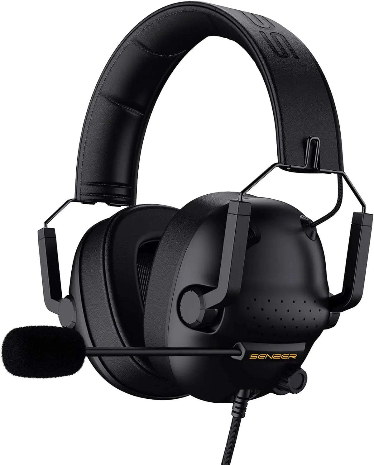 Gaming Headset with Surround Sound & Noise Cancelling Microphone - Lightweight Foldable