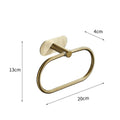 Self-Adhesive Stainless Steel Towel Holder for Bathroom & Kitchen - No Drilling