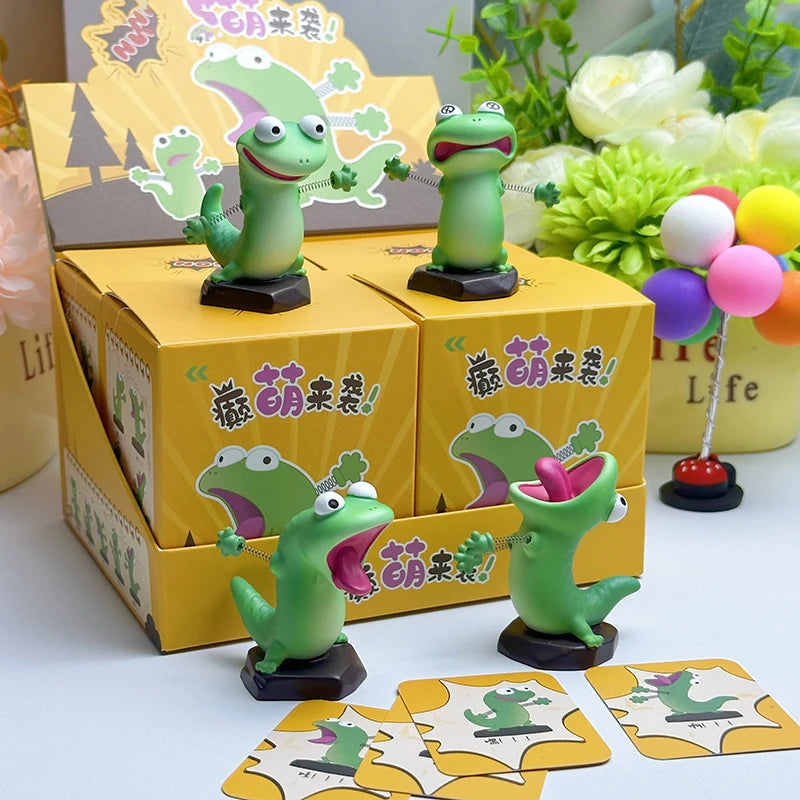 Lizard Ornament Keychain - Cute Resin Desk Accessory & Party Gift