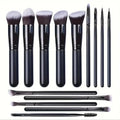 Professional Makeup Brush Set 14-16PCS Premium Synthetic Beauty Tools for Face & Eyes