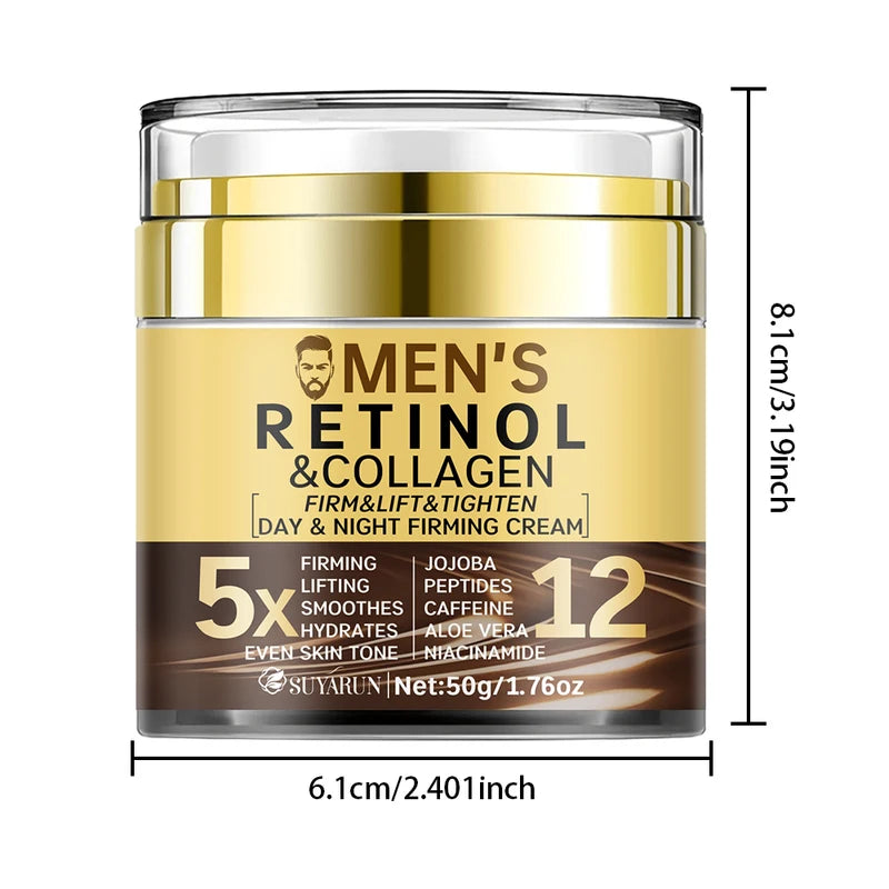 Men's Anti-Aging Face Cream with SPF 20 - Firming & Hydrating Moisturizer