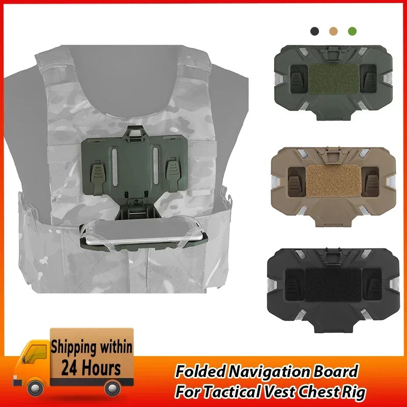 Tactical Vest Phone Holder with Molle Mount for 4.7-6.7 Inch Phones, Foldable Cell Phone Pouch