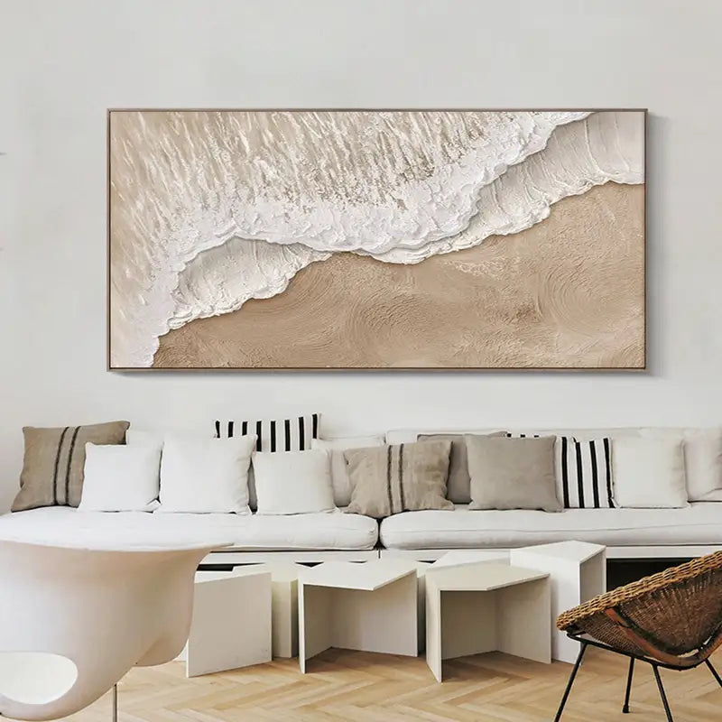 Abstract Large Size Handmade Oil Painting Landscape Wall Art for Living Room Decor