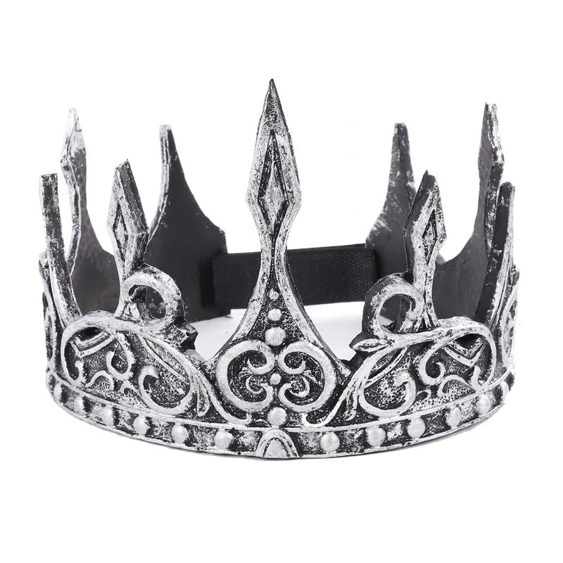Medieval King’s Crown Latex Foam Costume Headwear for Stage Performance