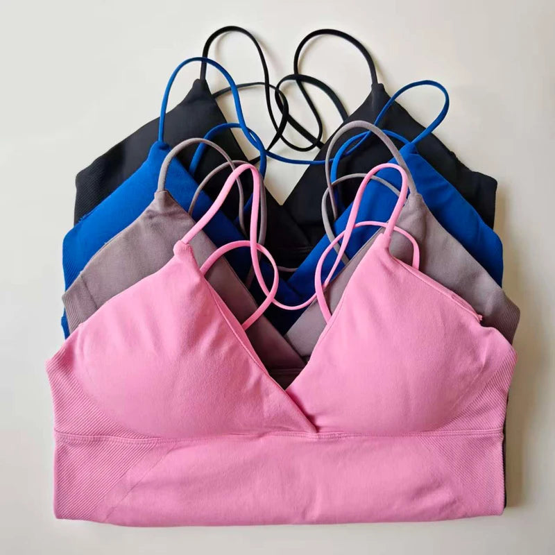 Women’s Seamless Twist Front Longline Yoga & Workout Tank Top – Fitness Vest