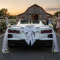 Personalized Car Wedding Bow Heart Garland - Bridal Shower Decoration