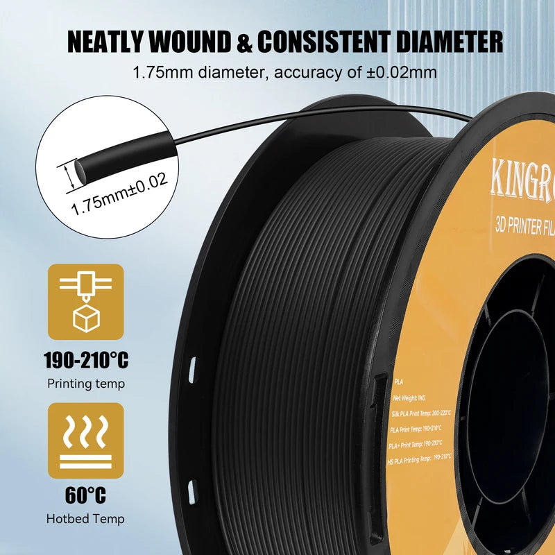 High Speed 3D Printer Filament PLA 1.75mm for FDM 3D Printing 5/10KG