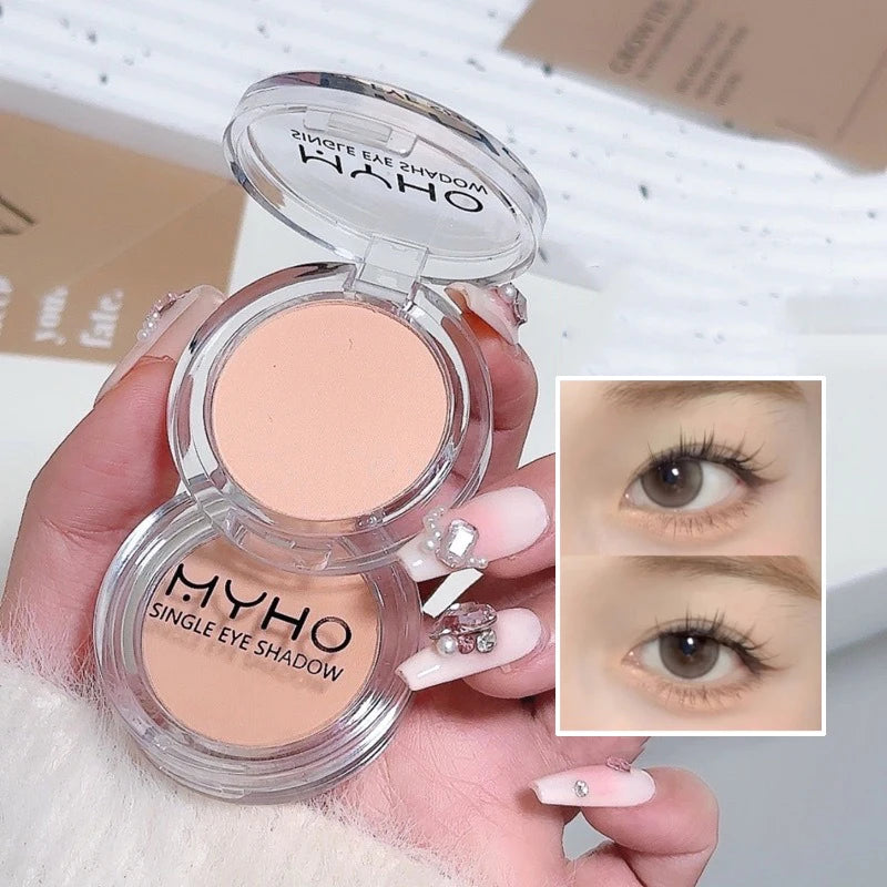 Matte Eyeshadow Palette Monochrome Highlight & Primer for Nude Skin Makeup