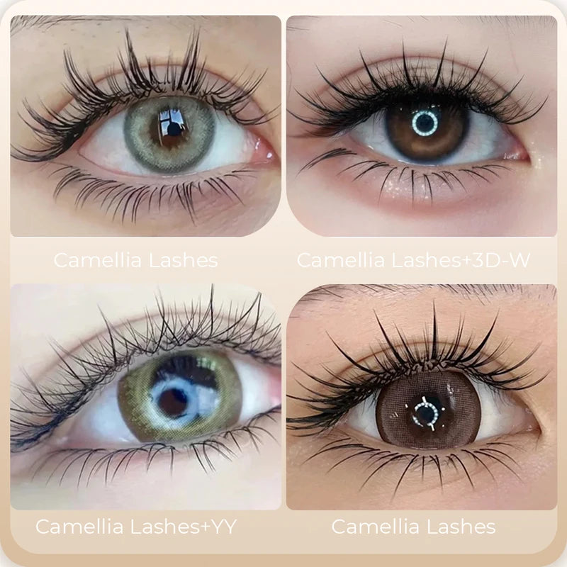 Premium False Eyelash Extensions - Natural Soft Fluffy Volume Lashes