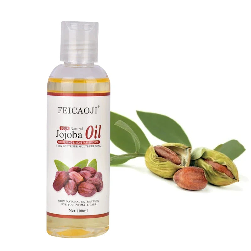 Organic Jojoba Oil for Face & Body - Moisturizing Anti-Aging Skin Care - 100ml
